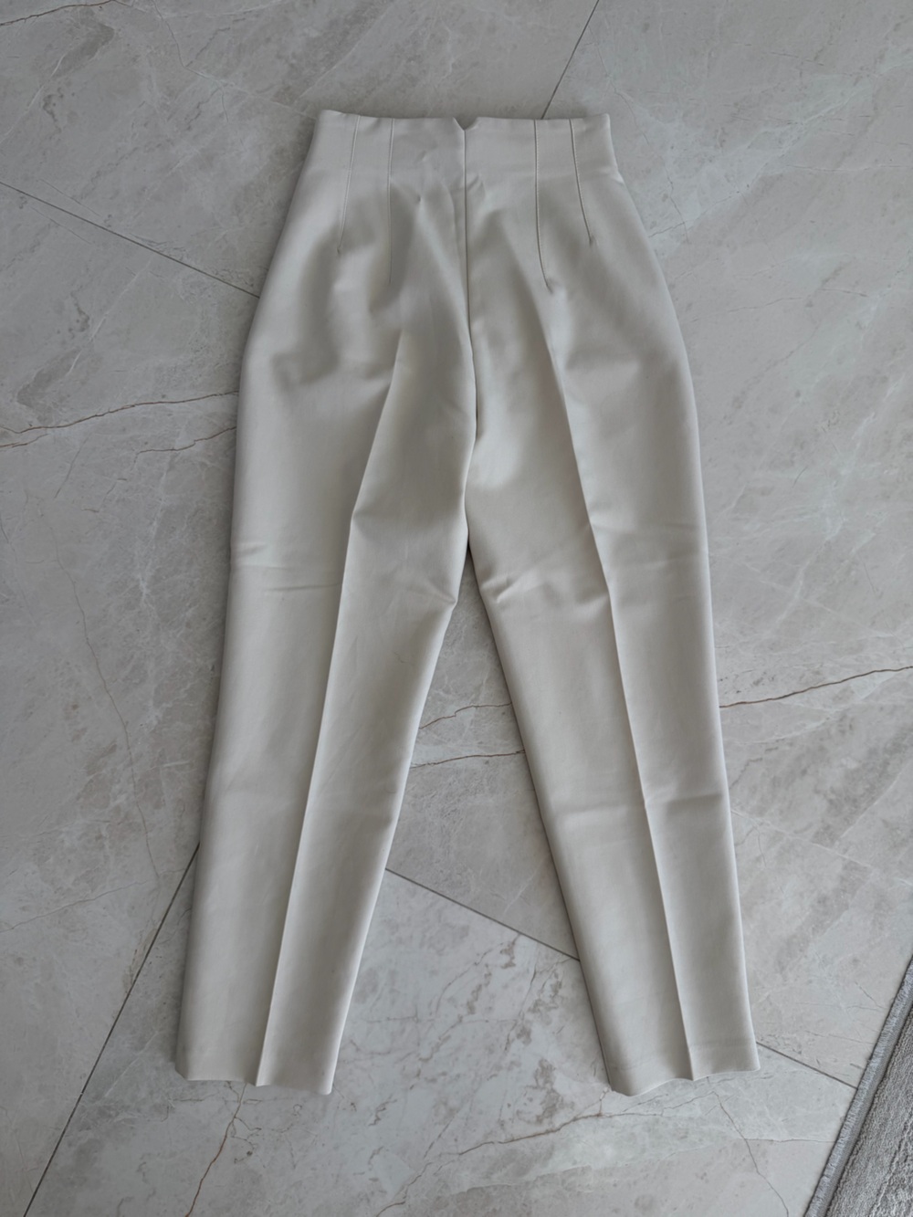 Zara xs Slim Dress Pants in Cream White - Picture 3 of 3